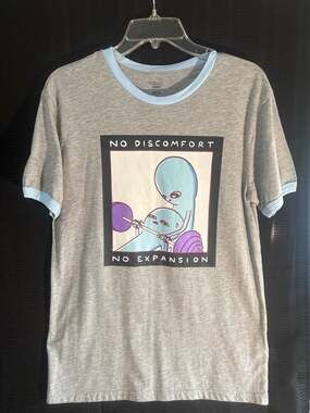 Nathan W. Pyle Strange Planet 'No Discomfort No Expansion' Ringer T-Shirt